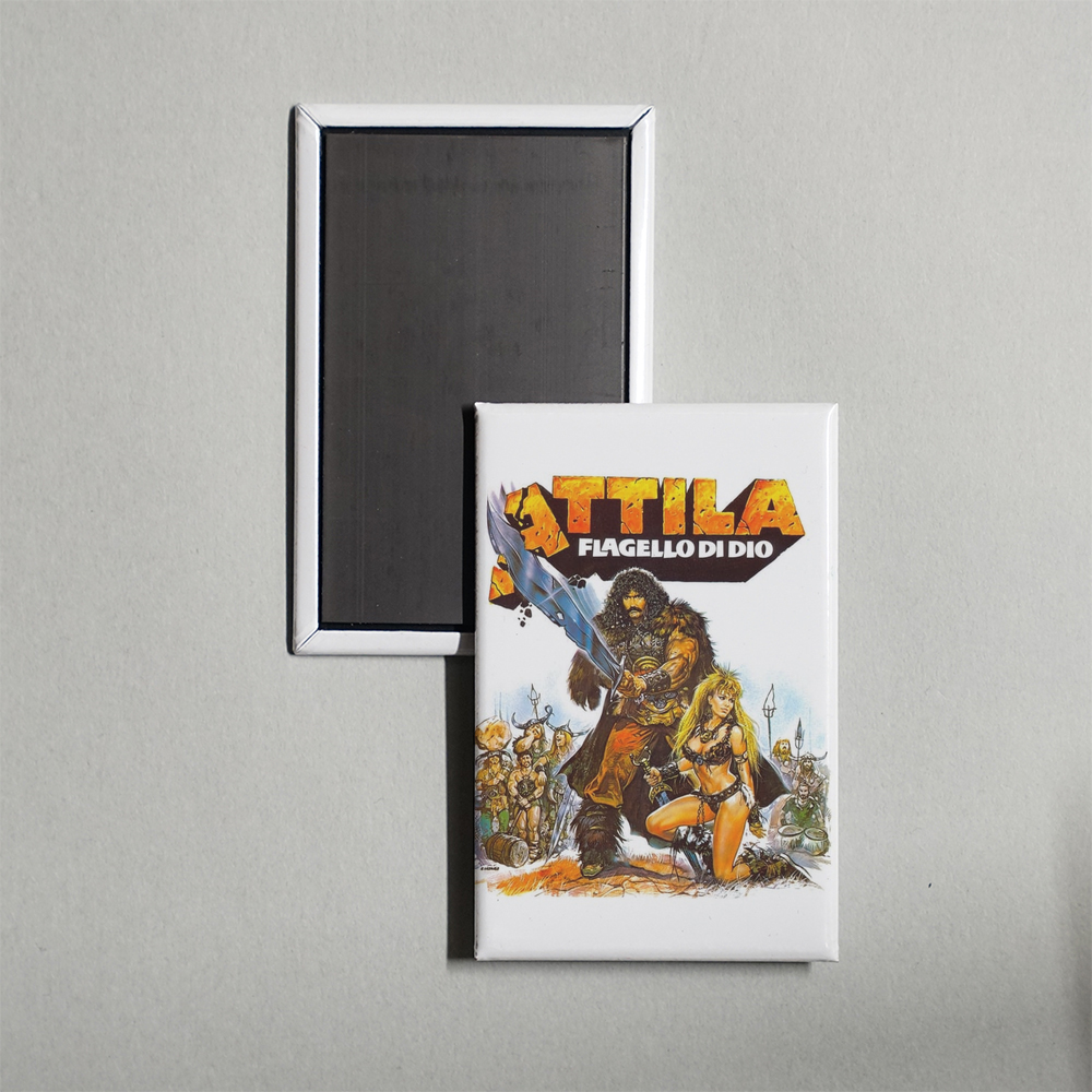 Attila Scourge of God Mini Movie Fridge Magnet