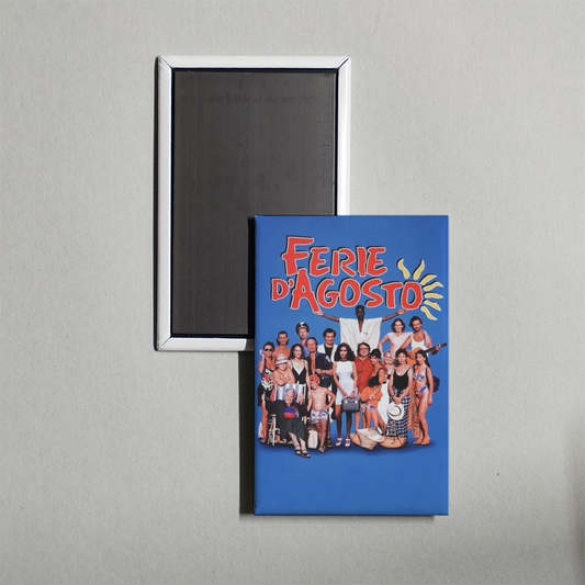 August Vacation Mini Movie Fridge Magnet