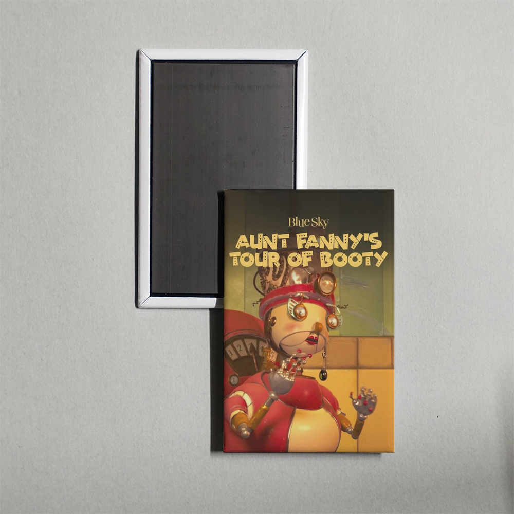 Aunt Fanny's Tour of Booty Mini Movie Fridge Magnet