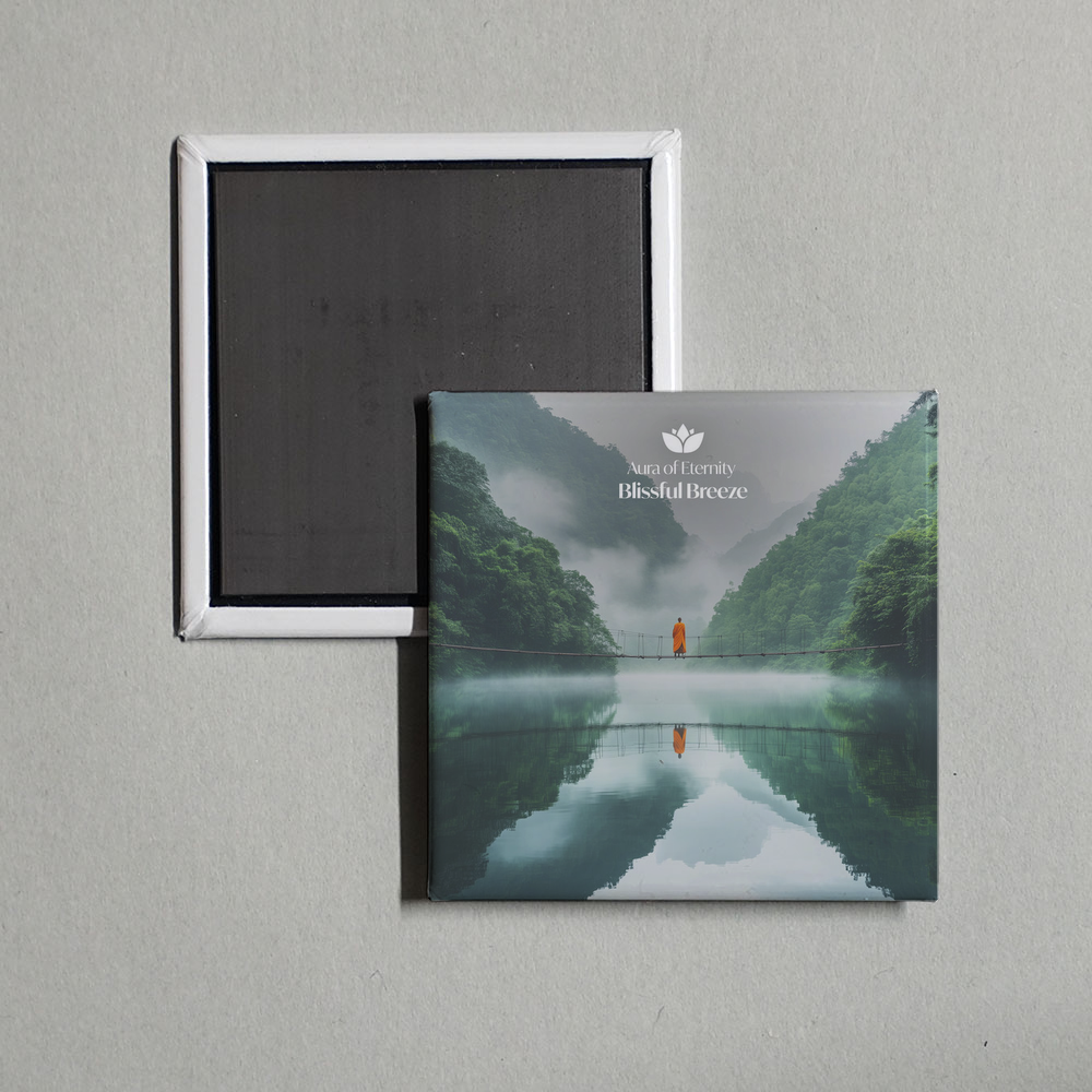 Aura of Eternity - Blissful Breeze Album Cover Fridge Magnet