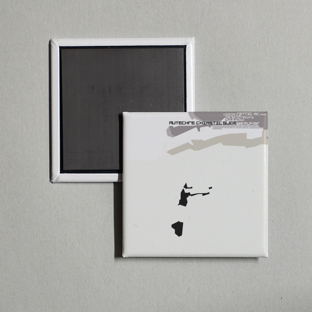Autechre - Chiastic Slide Album Cover Fridge Magnet