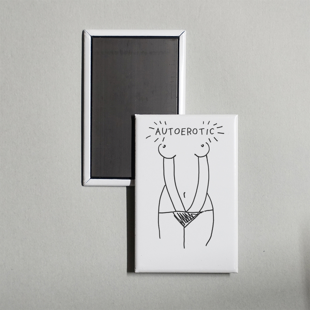 Autoerotic Mini Movie Fridge Magnet