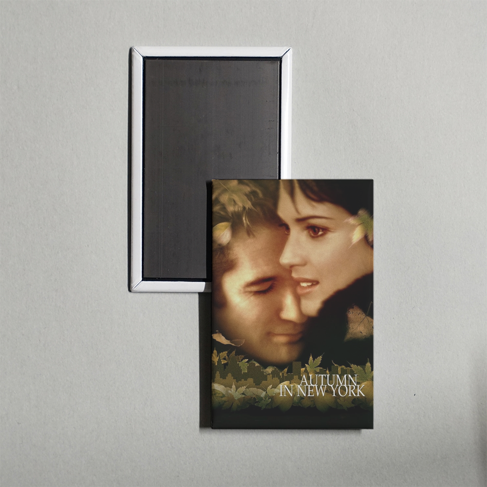 Autumn in New York Mini Movie Fridge Magnet