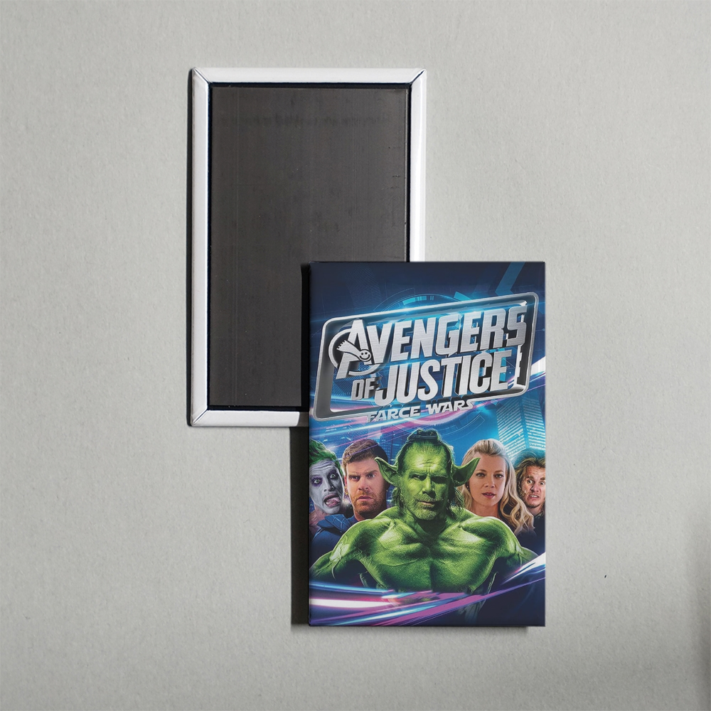 Avengers of Justice Farce Wars Mini Movie Fridge Magnet