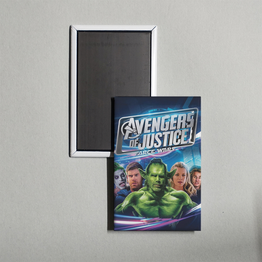 Avengers of Justice Farce Wars Mini Movie Fridge Magnet