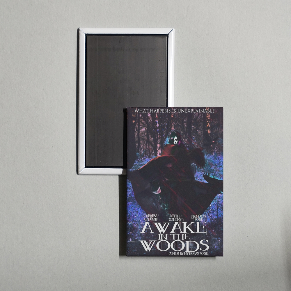 Awake In The Woods Mini Movie Fridge Magnet