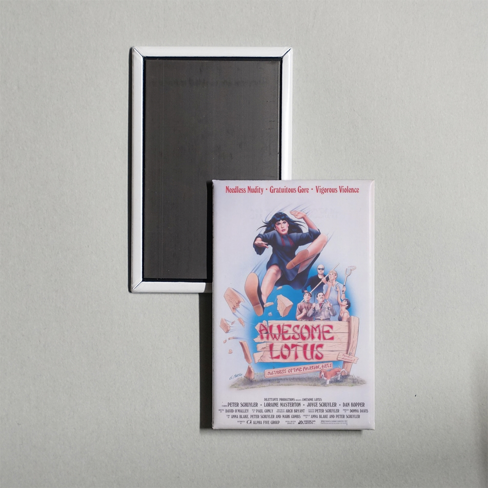 Awesome Lotus Mini Movie Fridge Magnet