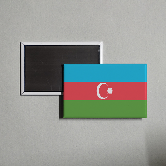 Azerbaijan Flag Fridge Magnet