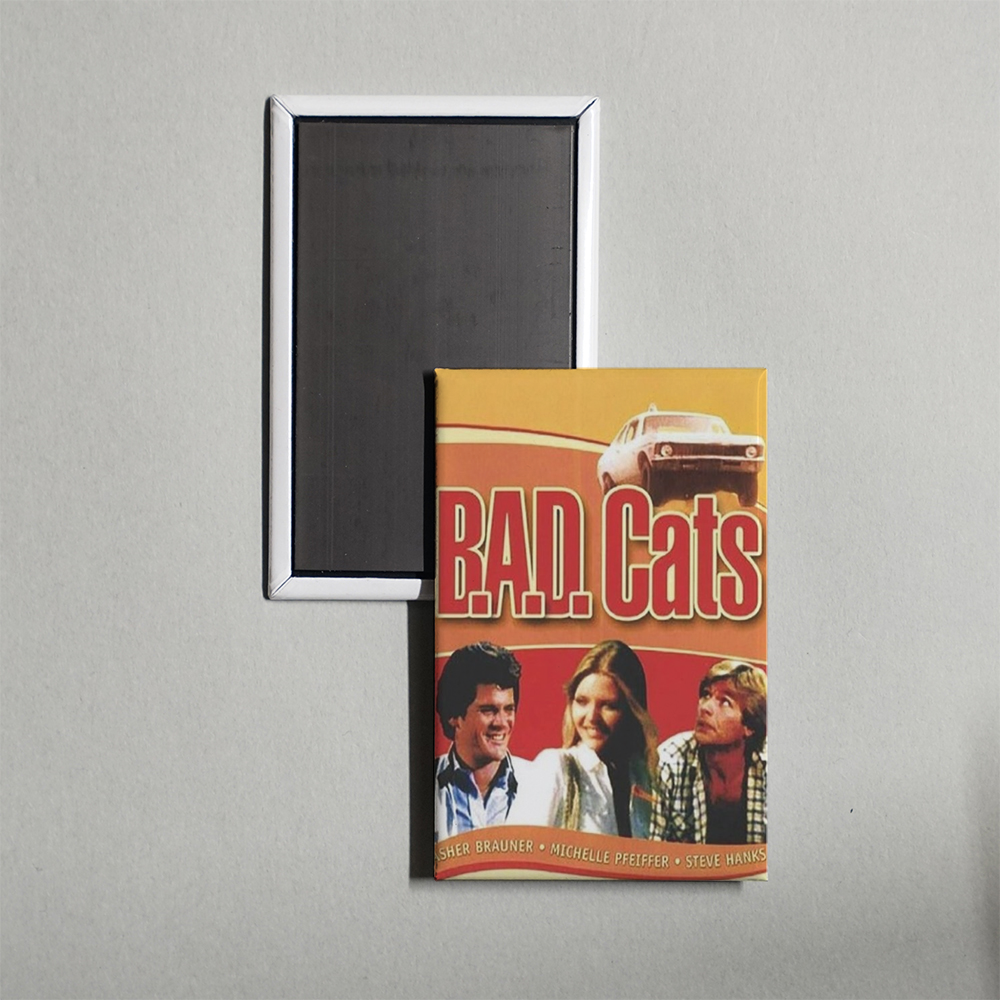 B.A.D. Cats TV Show Fridge Magnet