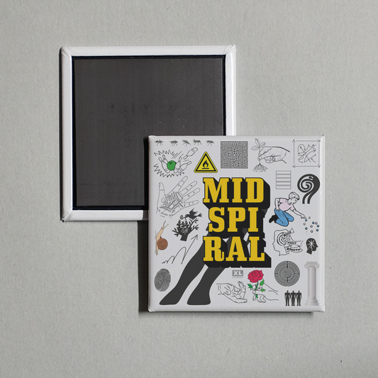 BADBADNOTGOOD - Mid Spiral Album Cover Fridge Magnet
