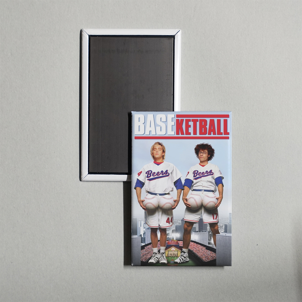 BASEketball Mini Movie Fridge Magnet