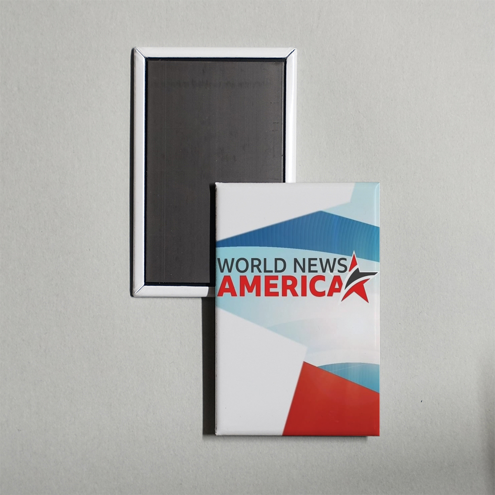 BBC World News America TV Show Fridge Magnet
