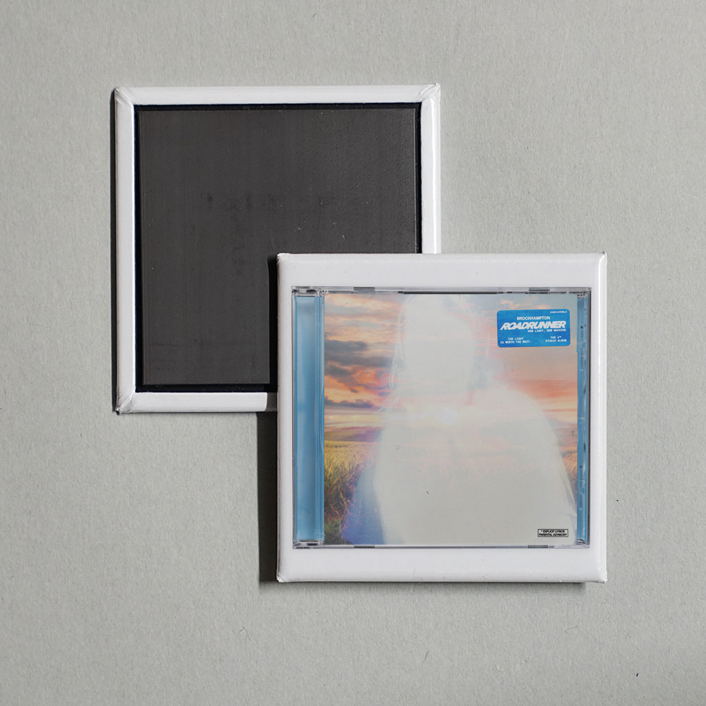 BROCKHAMPTON - ROADRUNNER NEW LIGHT, NEW MACHINE Album Cover Fridge Magnet