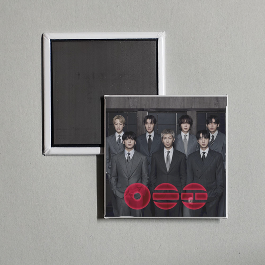 BTS - ARIRANG 5th Album Red Vinyl LP Album Cover Fridge Magnet