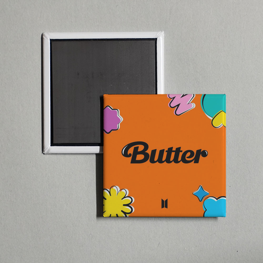 BTS - Butter  Permission to Dance Album Cover Fridge Magnet