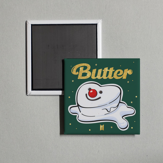 BTS - Butter (Holiday Remix) Album Cover Fridge Magnet