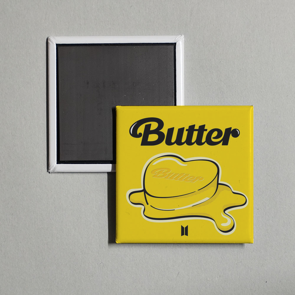 BTS - Butter (Hotter, Sweeter, Cooler) Album Cover Fridge Magnet