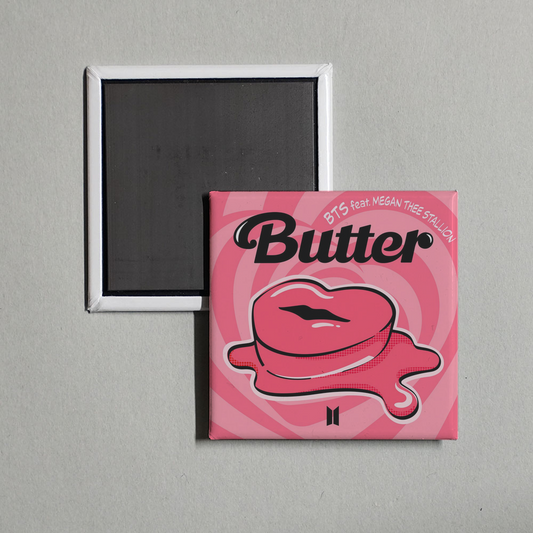 BTS - Butter (Megan Thee Stallion Remix) Album Cover Fridge Magnet