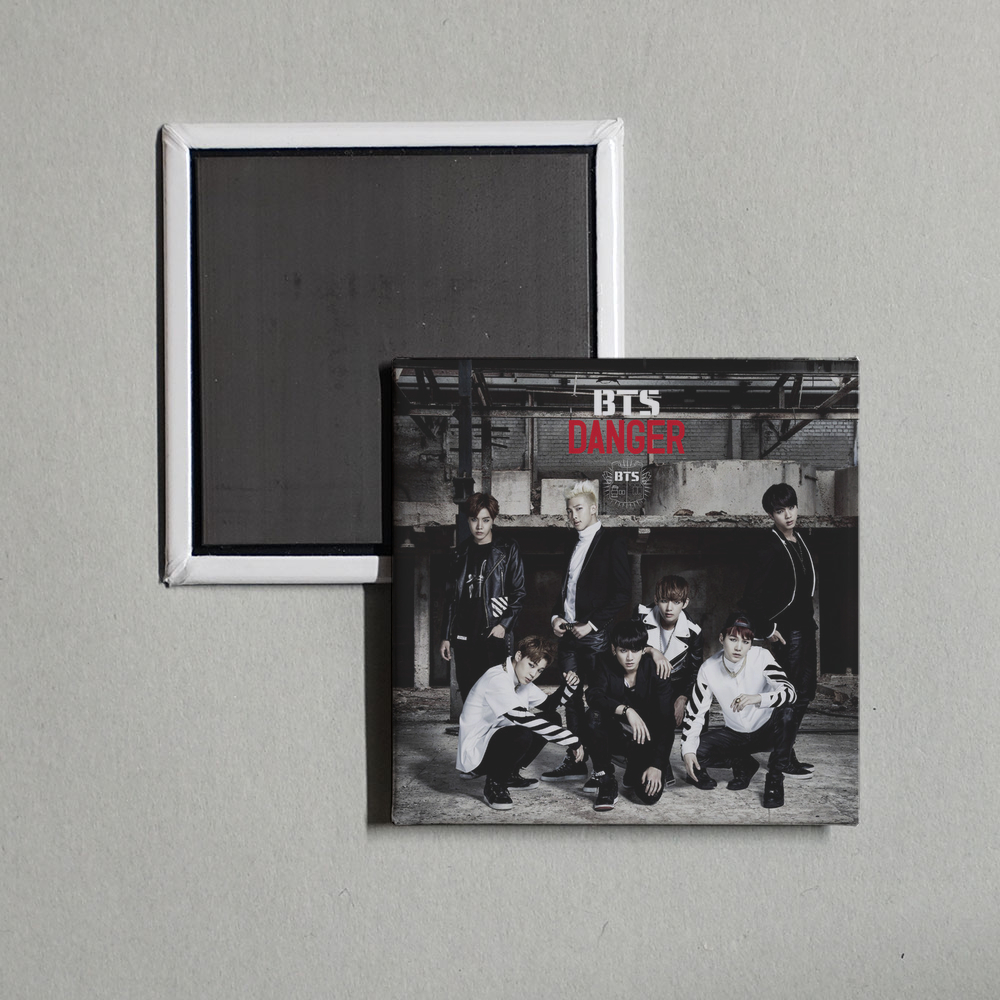 BTS - Danger (Japanese Ver.-  Standard Edition) Album Cover Fridge Magnet