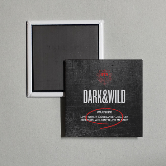 BTS - Dark & Wild Album Cover Fridge Magnet