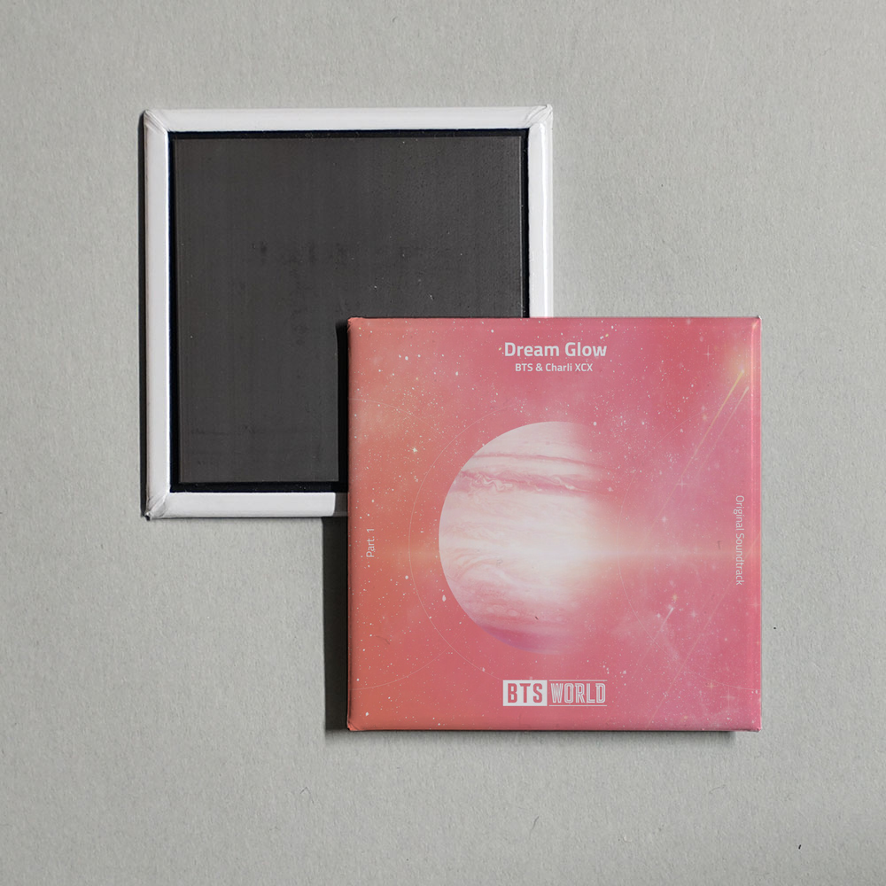 BTS - Dream Glow (BTS World Original Soundtrack) (Pt. 1) Album Cover Fridge Magnet