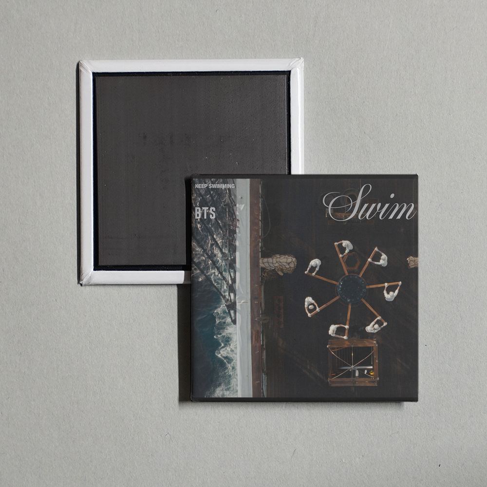 BTS - KEEP SWIMMING Album Cover Fridge Magnet