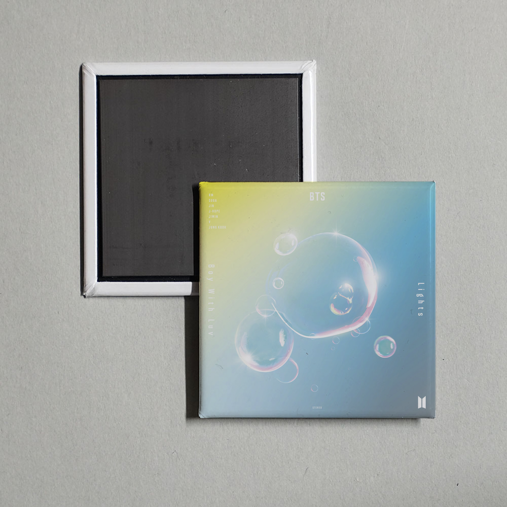 BTS - LightsBoy With Luv Album Cover Fridge Magnet