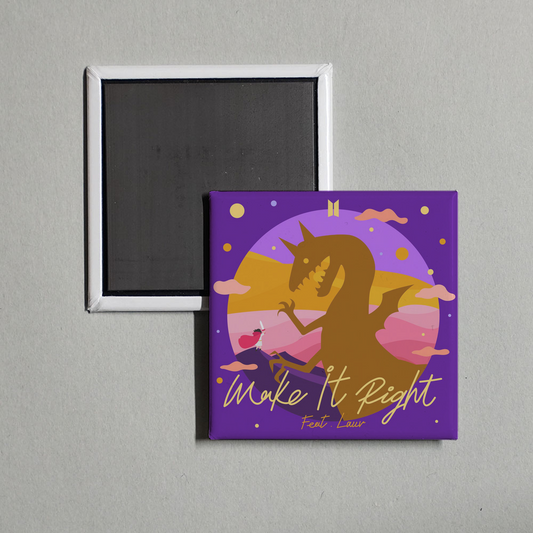 BTS - Make It Right (feat. Lauv) Album Cover Fridge Magnet