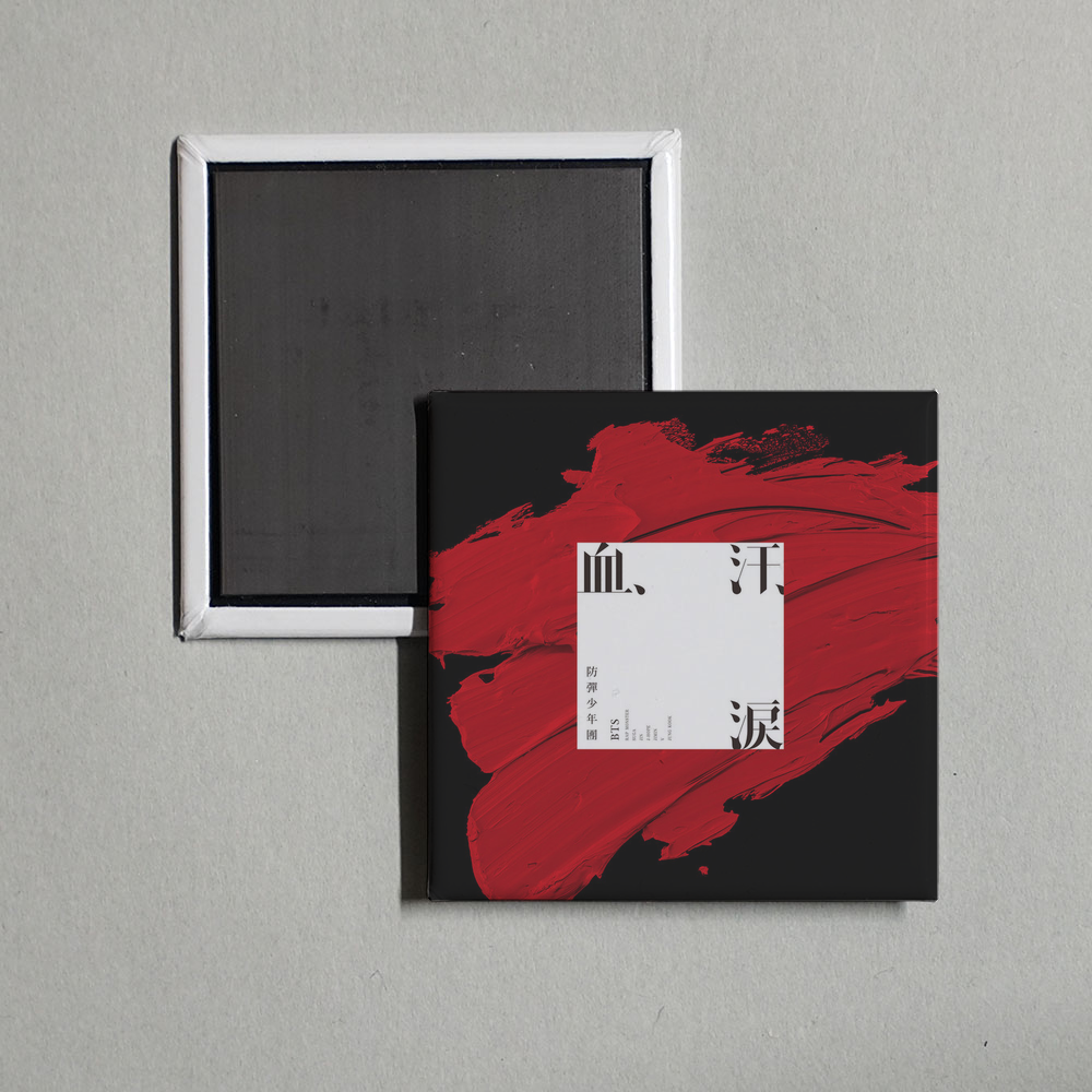 BTS - 血、汗、涙 Album Cover Fridge Magnet