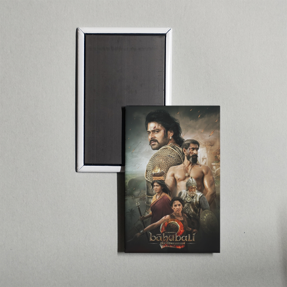 Bāhubali 2 The Conclusion Mini Movie Fridge Magnet