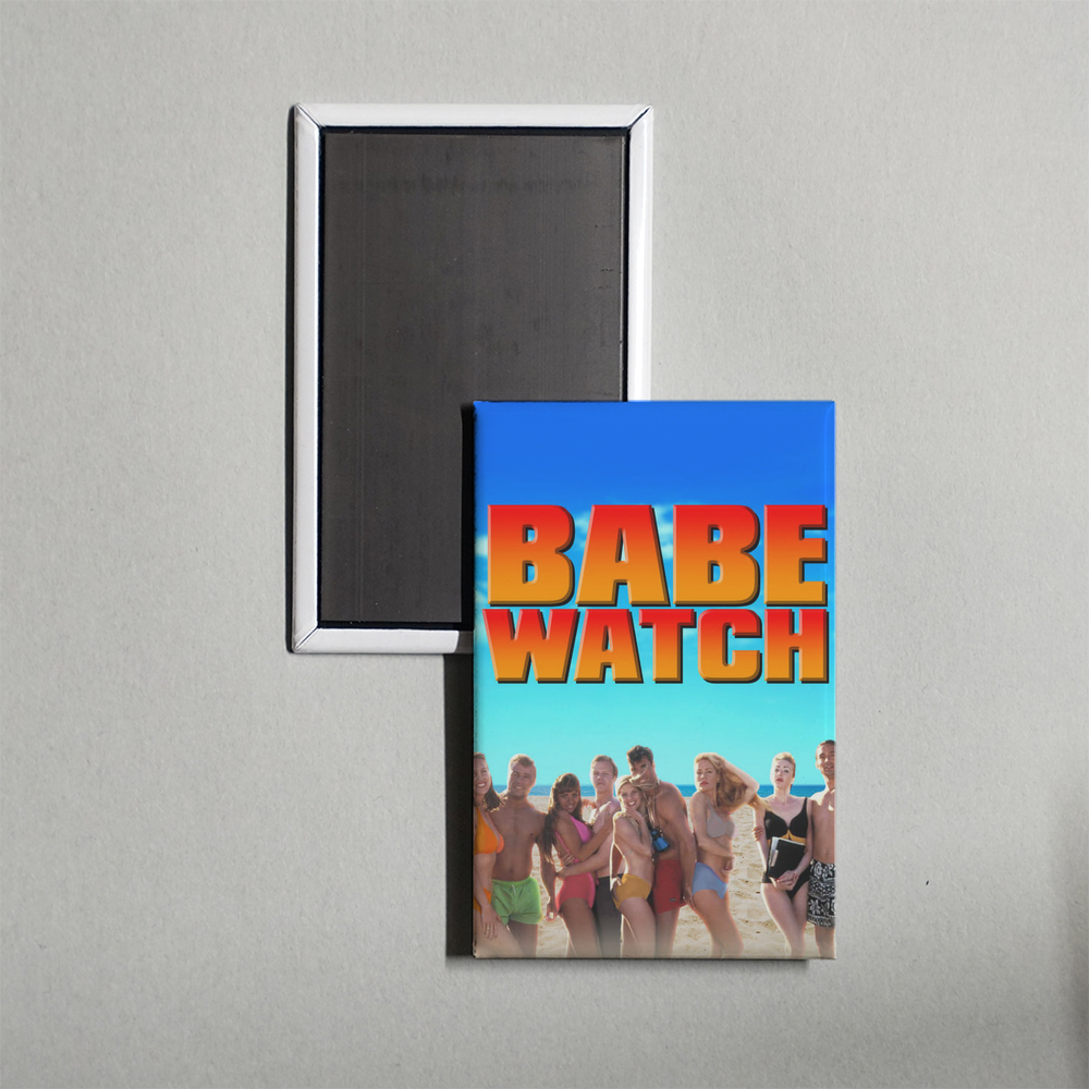 Babe Watch Mini Movie Fridge Magnet