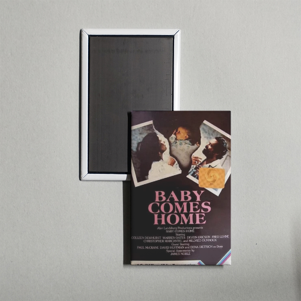 Baby Comes Home Mini Movie Fridge Magnet