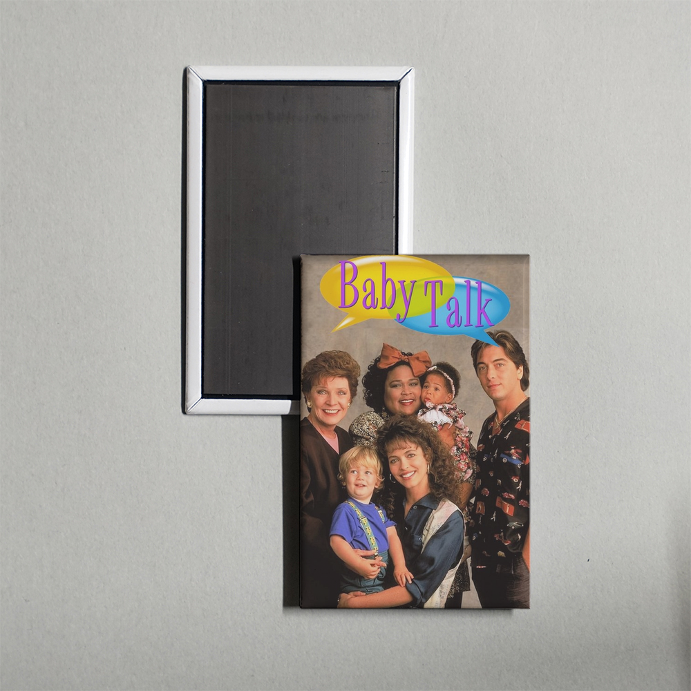 Baby Talk TV Show Fridge Magnet