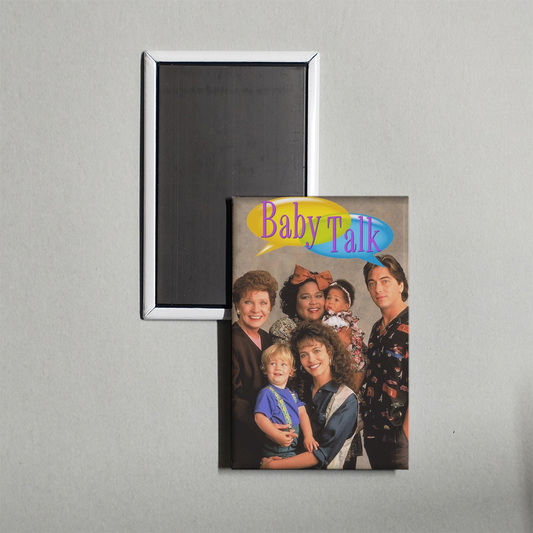 Baby Talk TV Show Fridge Magnet