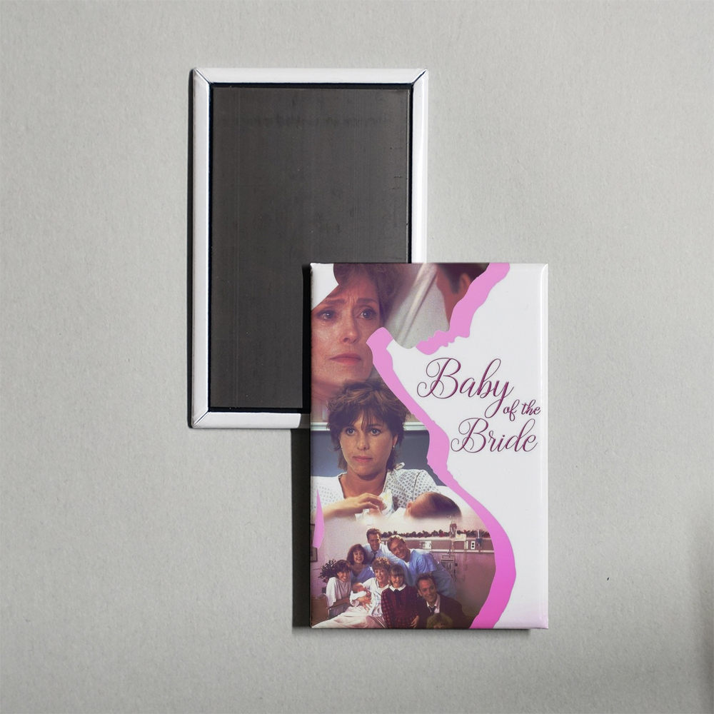 Baby of the Bride Mini Movie Fridge Magnet
