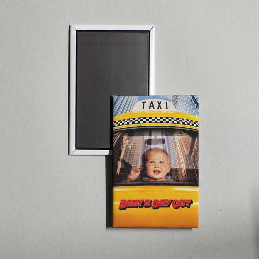 Baby's Day Out Mini Movie Fridge Magnet
