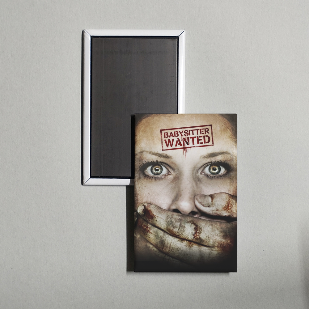 Babysitter Wanted Mini Movie Fridge Magnet