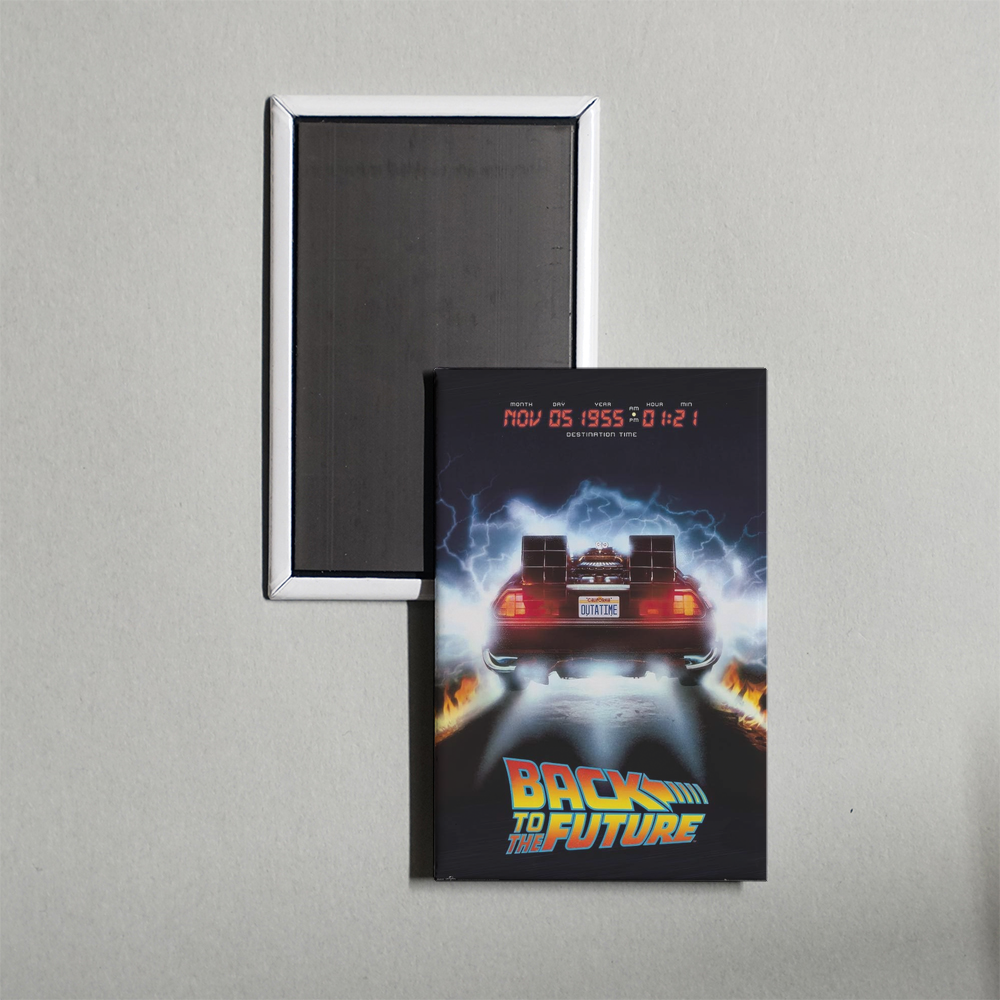 Back To The Future OUTATIME Mini Movie Fridge Magnet