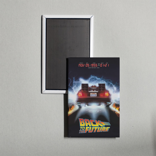 Back To The Future OUTATIME Mini Movie Fridge Magnet