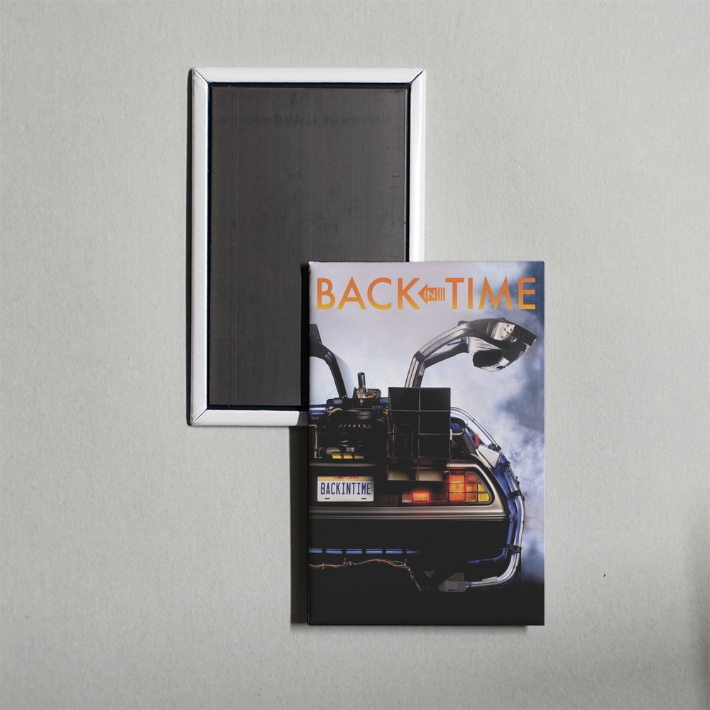 Back in Time Mini Movie Fridge Magnet