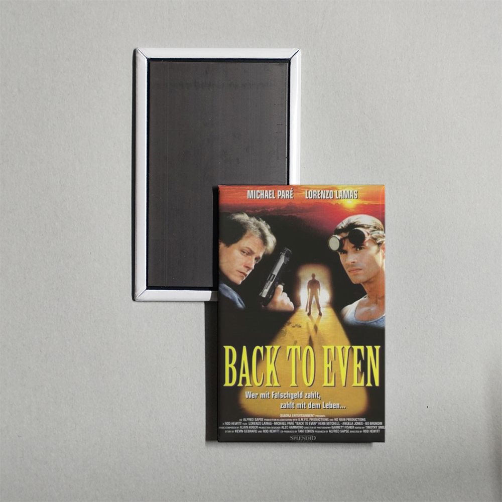 Back to Even Mini Movie Fridge Magnet