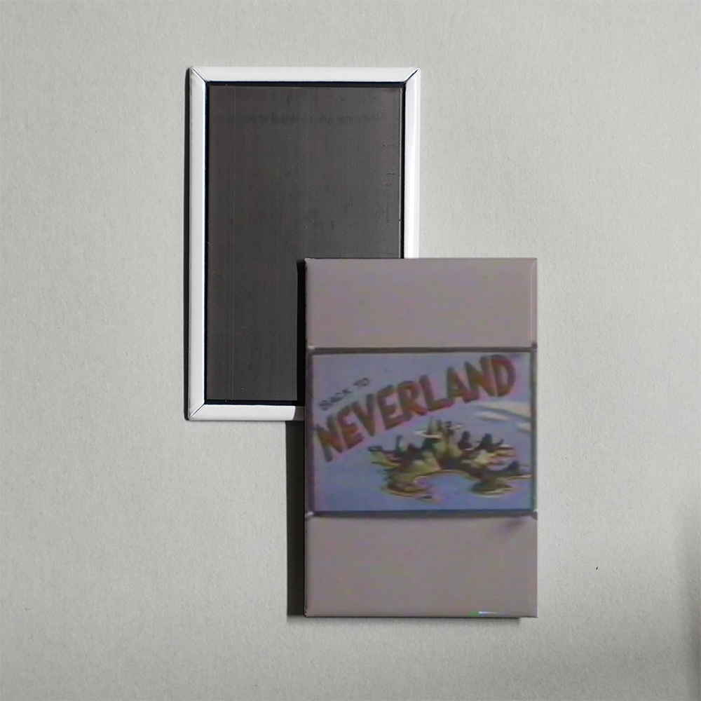 Back to Neverland Mini Movie Fridge Magnet