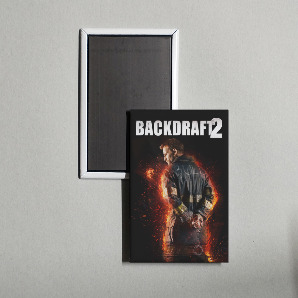 Backdraft 2 Mini Movie Fridge Magnet