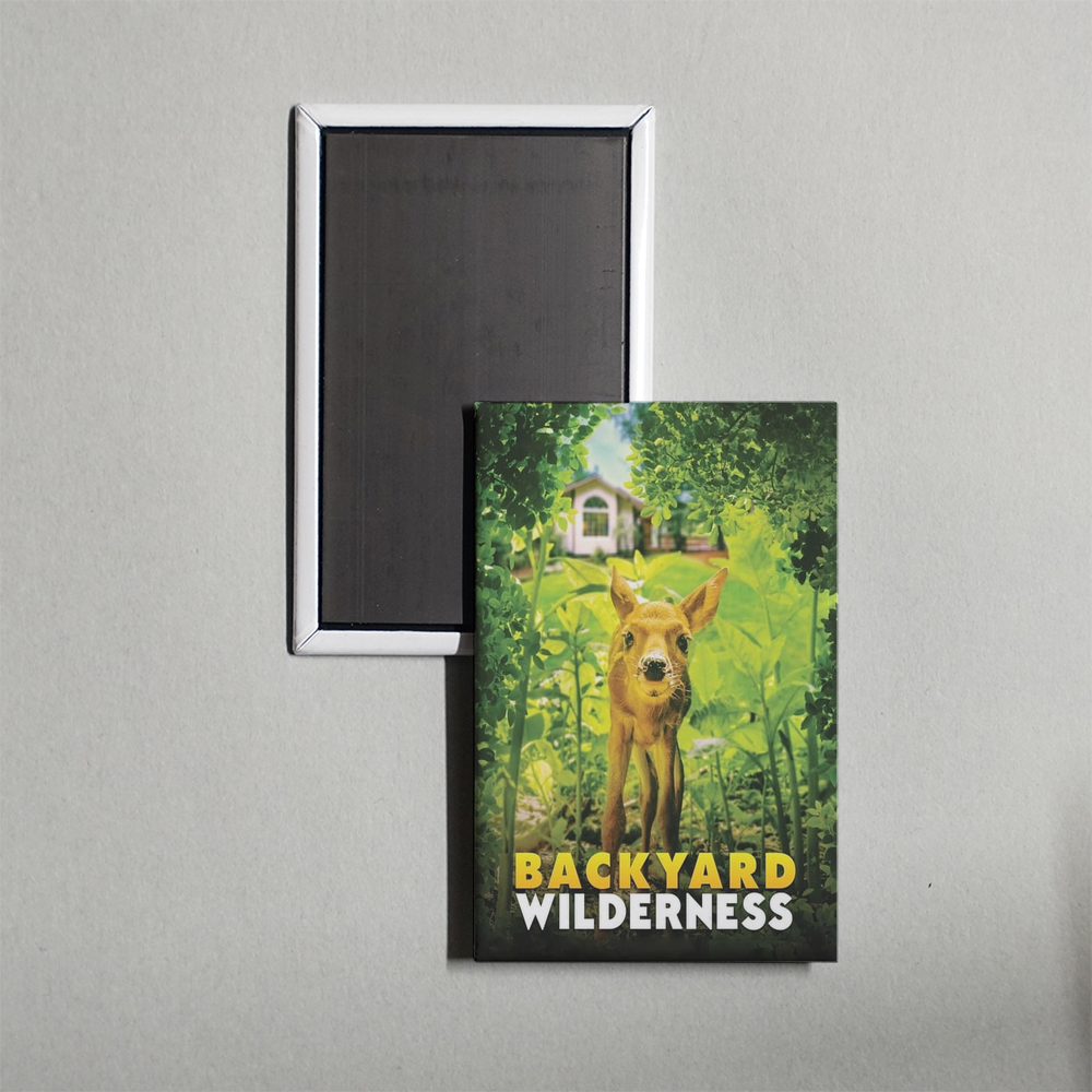 Backyard Wilderness Mini Movie Fridge Magnet