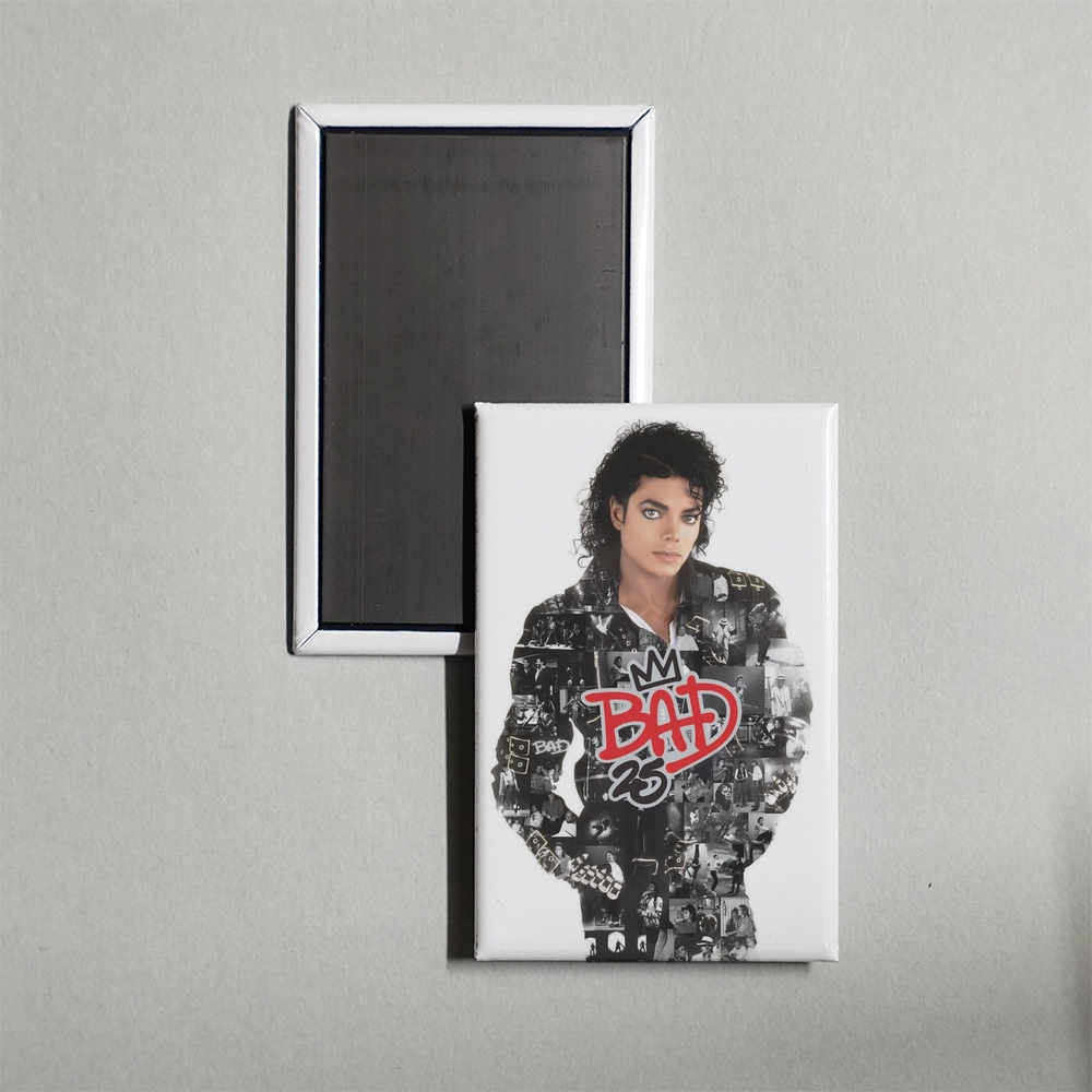 Bad 25 Mini Movie Fridge Magnet