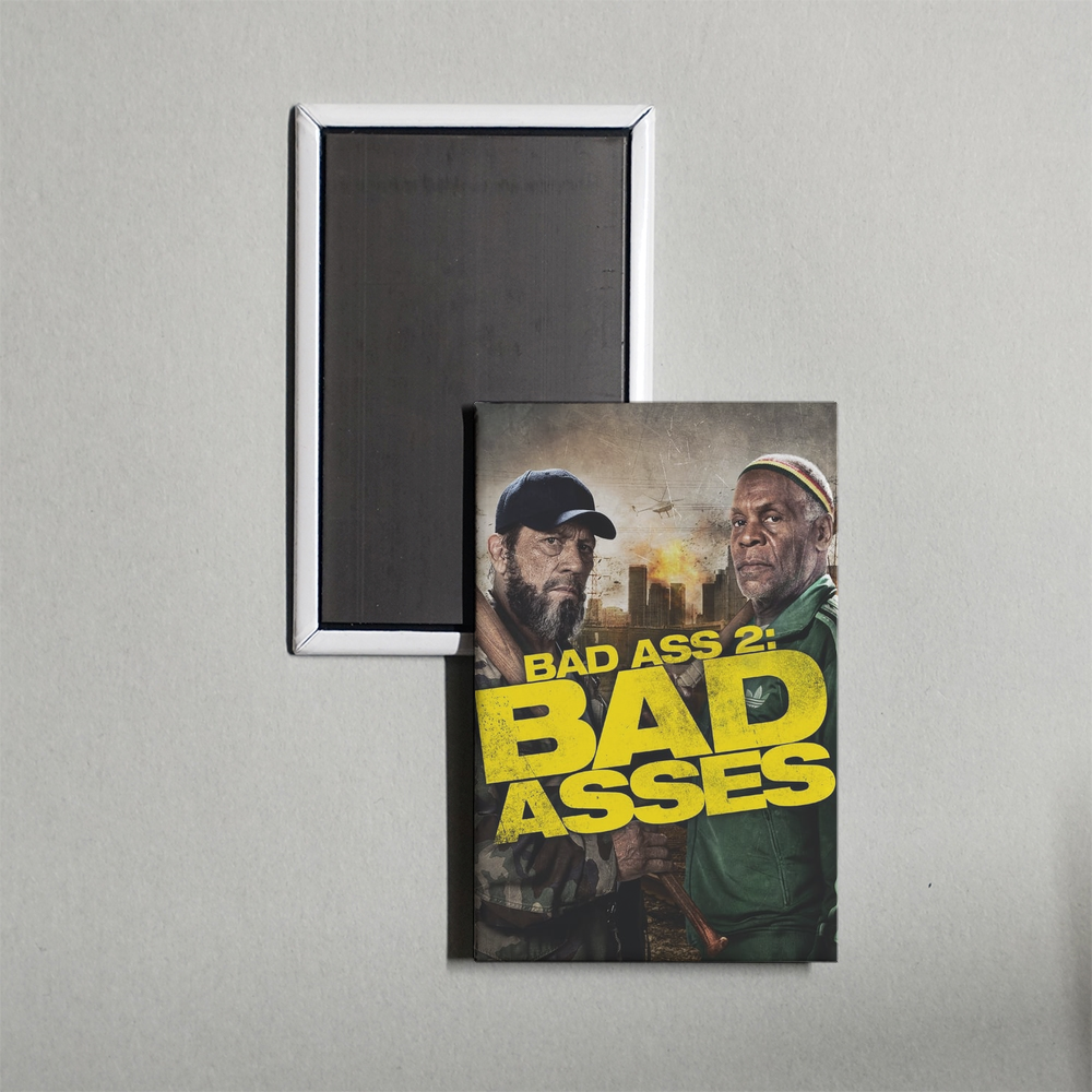 Bad Ass 2 Bad Asses Mini Movie Fridge Magnet