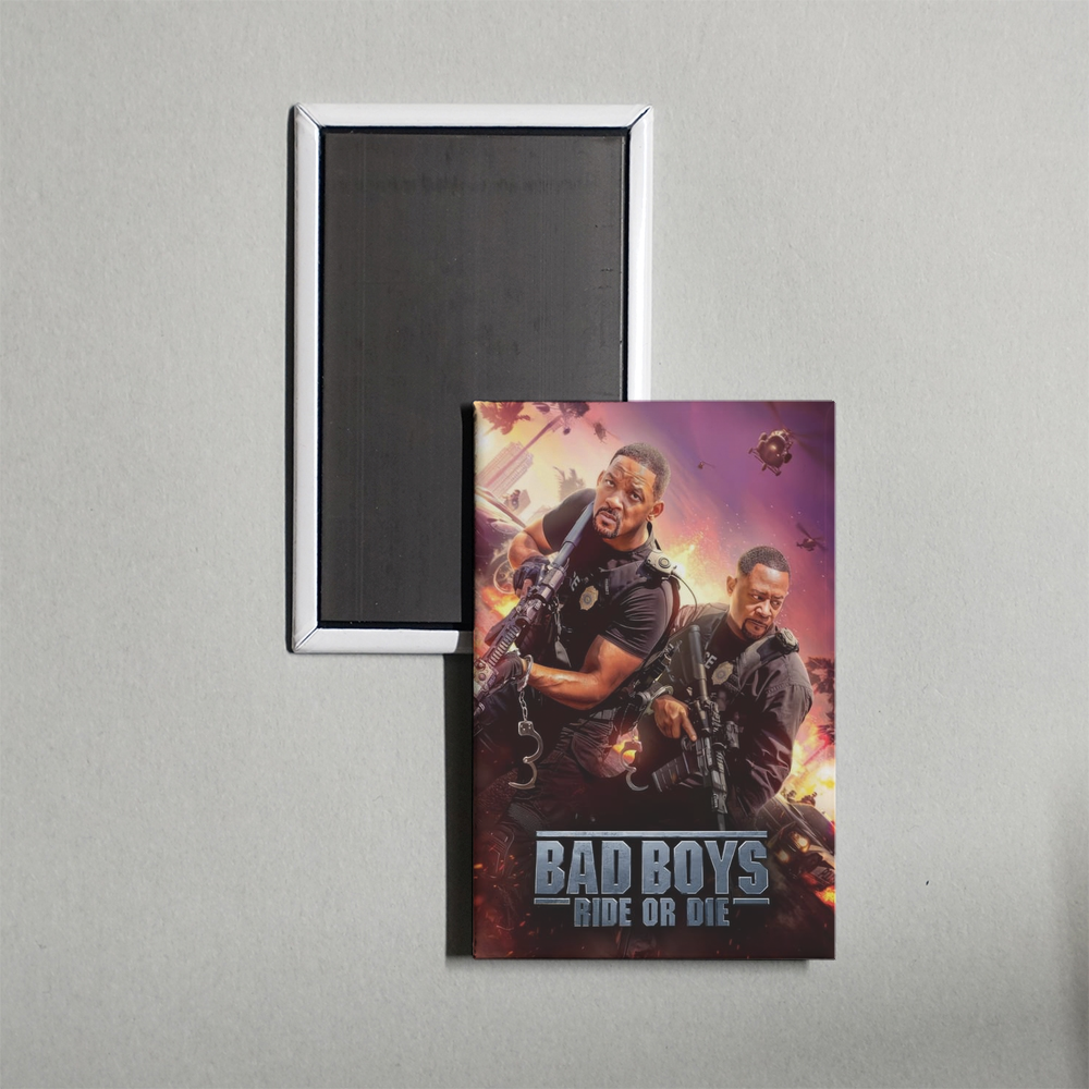 Bad Boys Ride or Die Mini Movie Fridge Magnet
