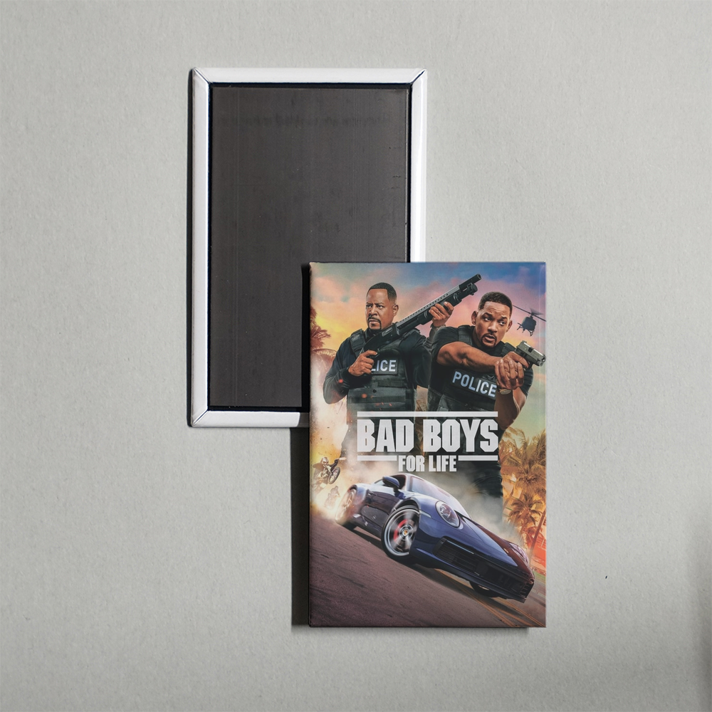 Bad Boys for Life Mini Movie Fridge Magnet