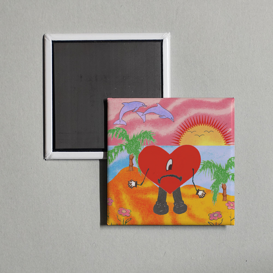 Bad Bunny - Un Verano Sin Ti Album Cover Fridge Magnet
