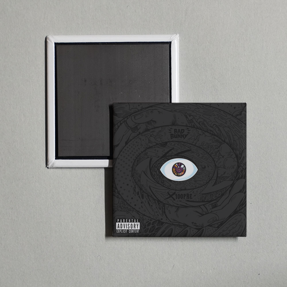 Bad Bunny - X 100PRE Album Cover Fridge Magnet